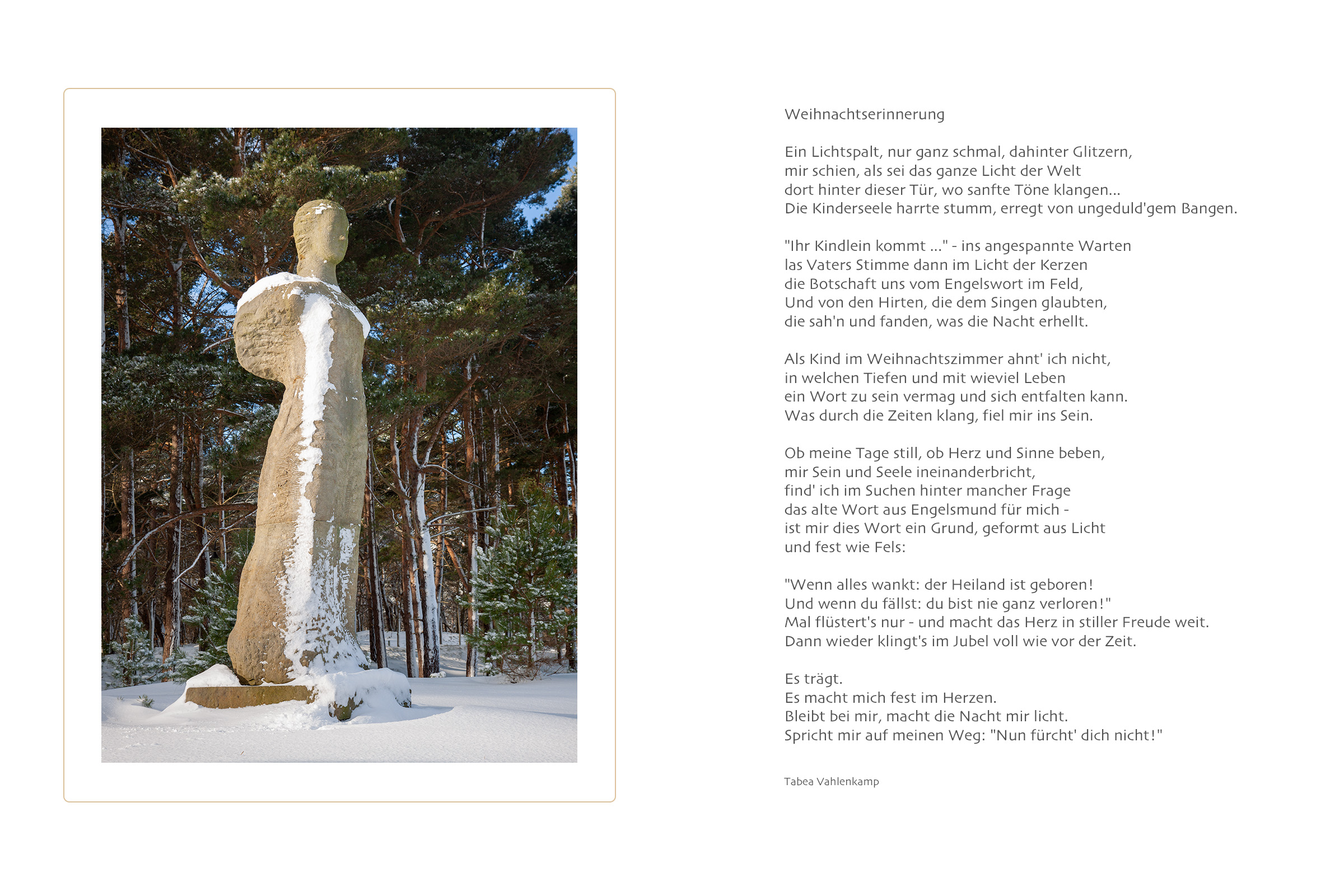 Weihnachtserinnerung