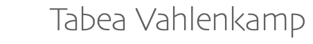 Tabea Vahlenkamp